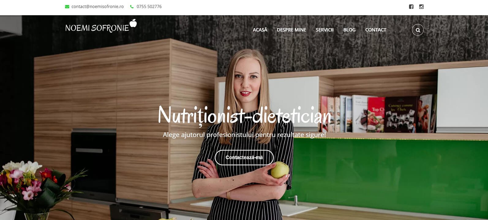 Noemi Sofronie Website Screenshot